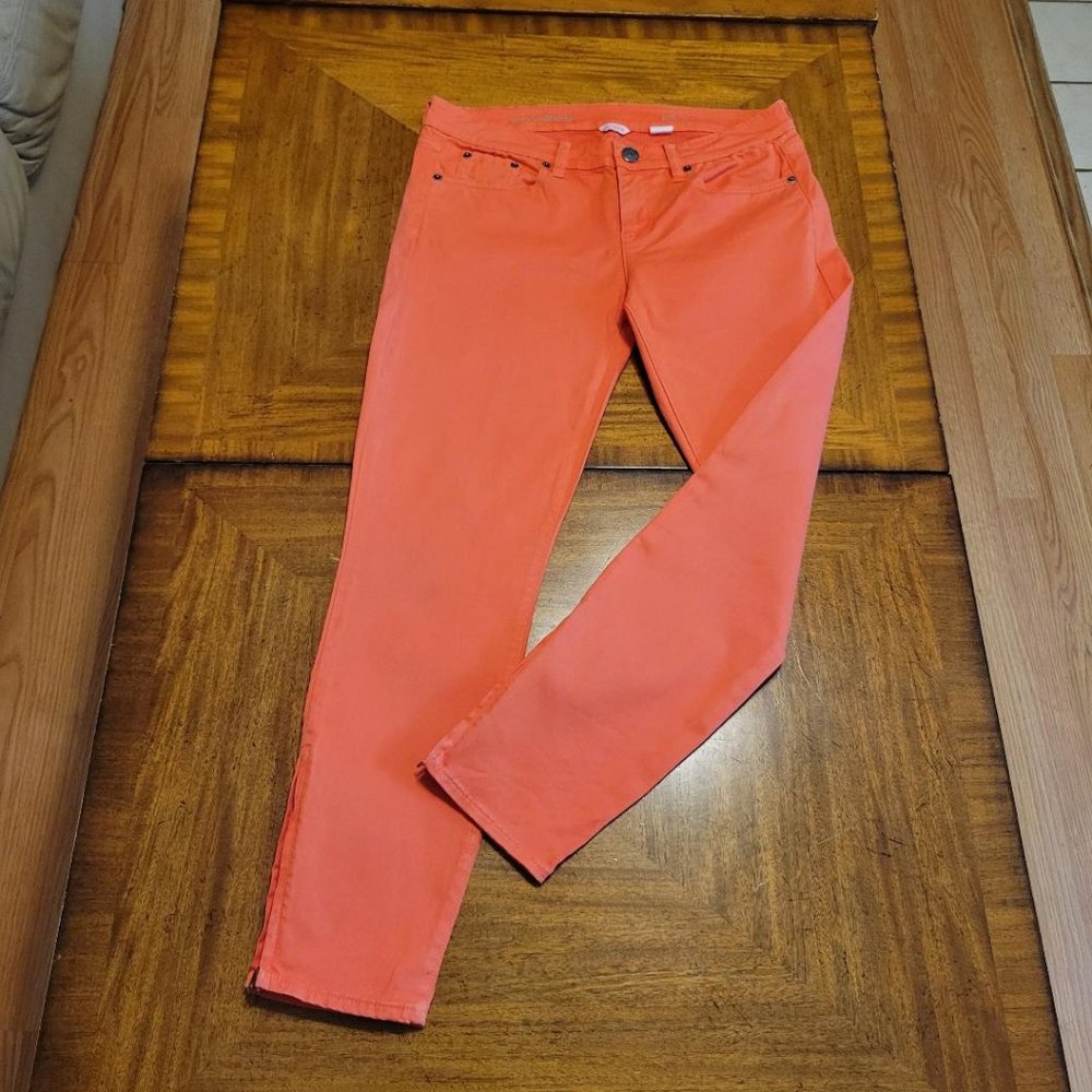J Crew Coral Slim Jeans